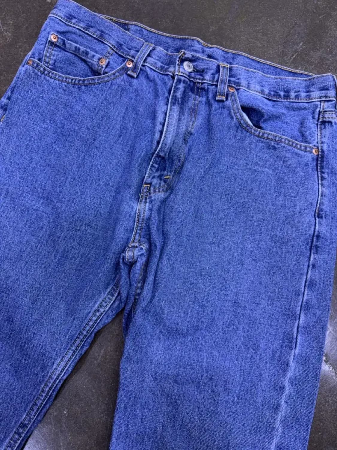 리바이스 505 레귤러 스트레이트핏 라이트 워싱 데님팬츠 36 상품이미지3