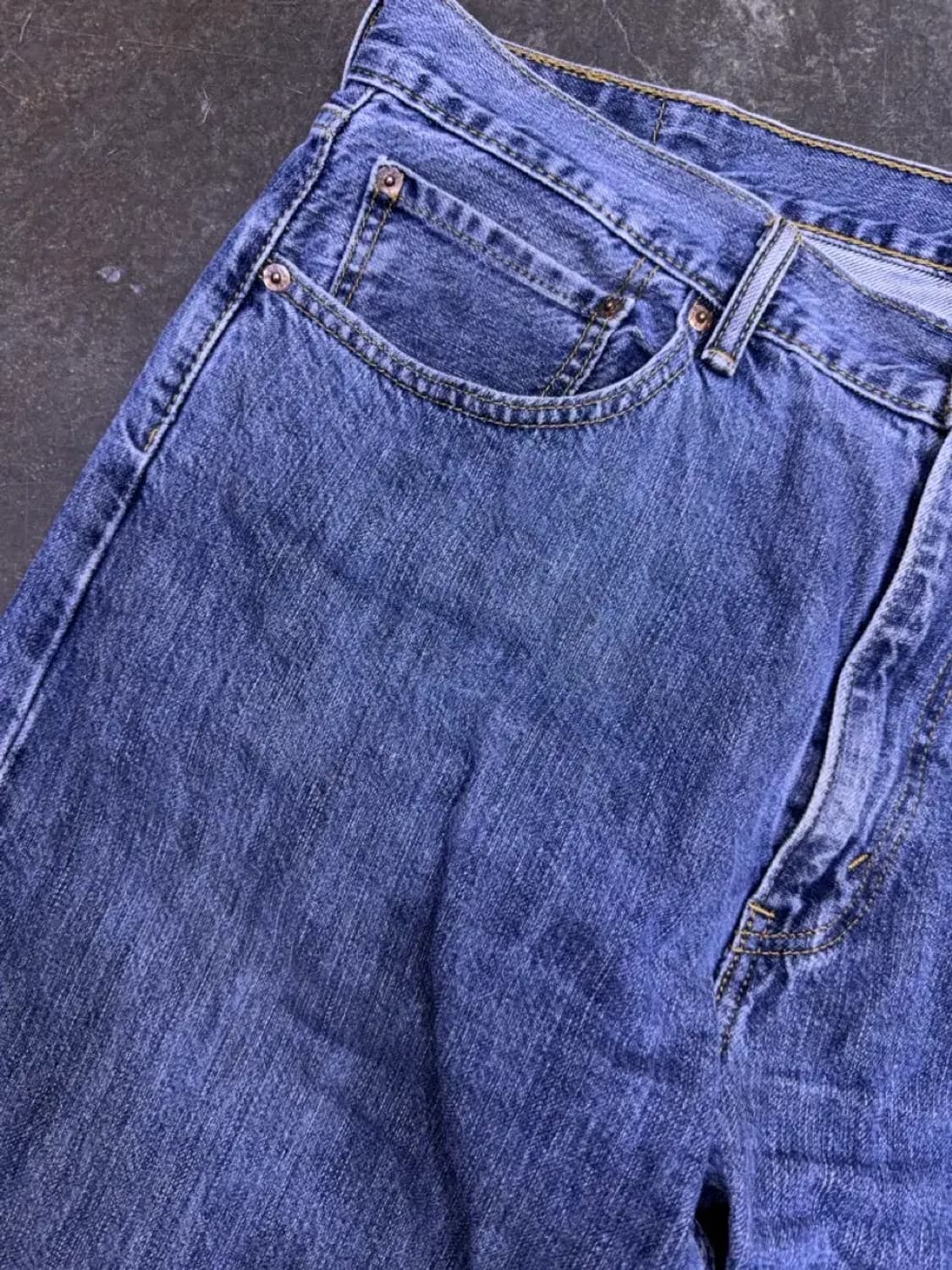 리바이스 00's 505 레귤러 스트레이트핏 빈티지 워싱 데님팬츠 38 상품이미지4