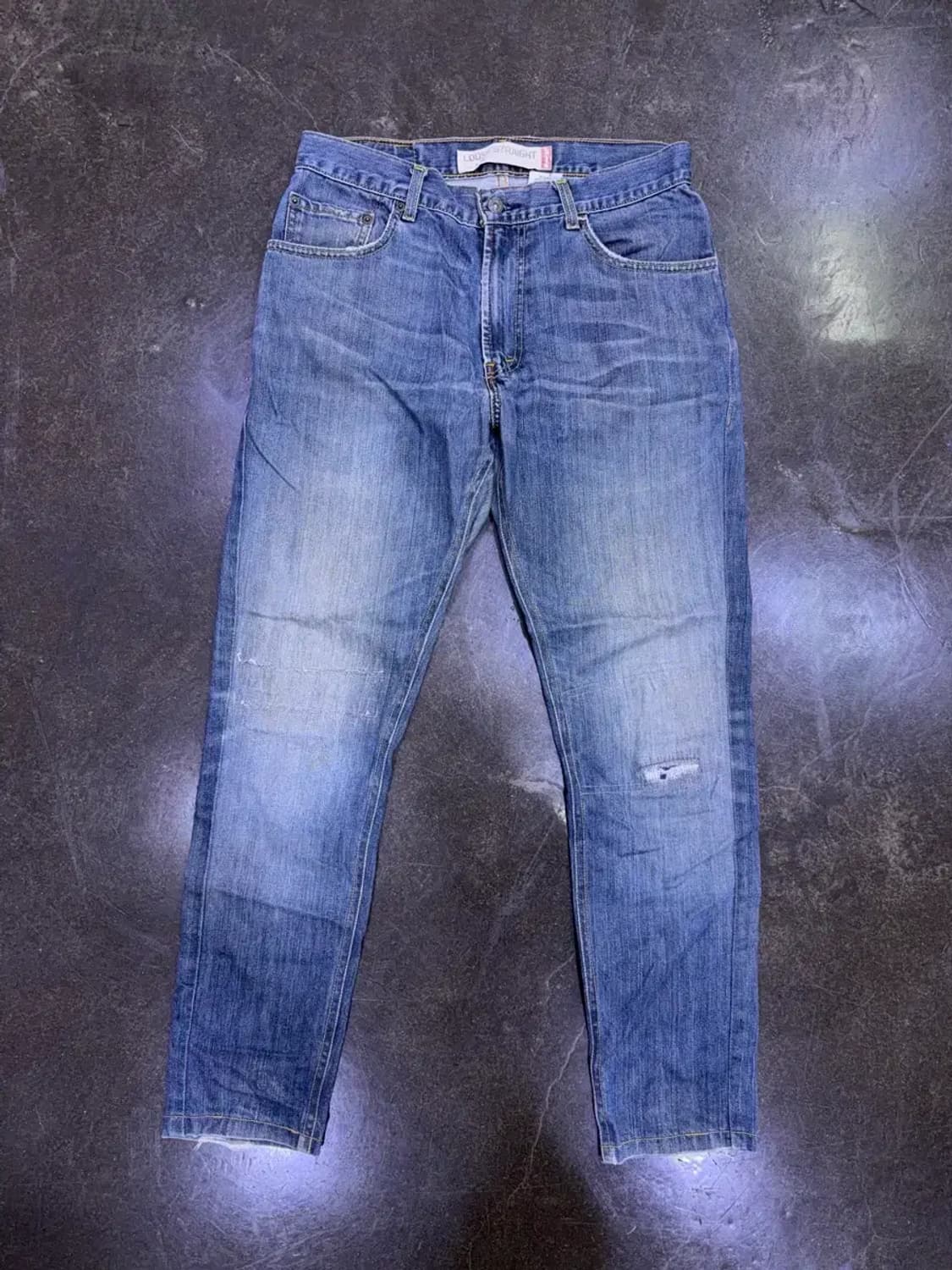 리바이스 00's 569 루즈 스트레이트핏 빈티지 데미지 데님팬츠 29 상품이미지1