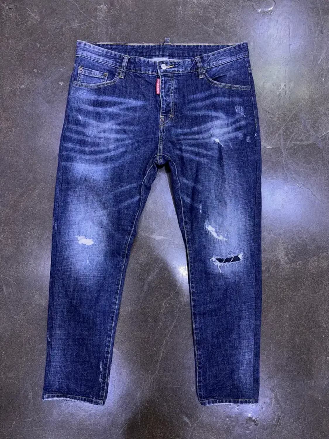 디스퀘어드2 스케이터진 빈티지 데미지 워싱 데님 청바지 52 상품이미지1