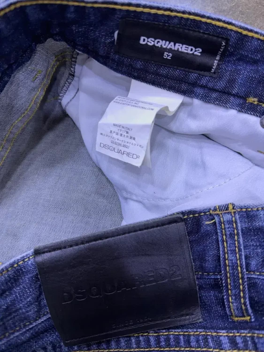 디스퀘어드2 스케이터진 빈티지 데미지 워싱 데님 청바지 52 상품이미지10