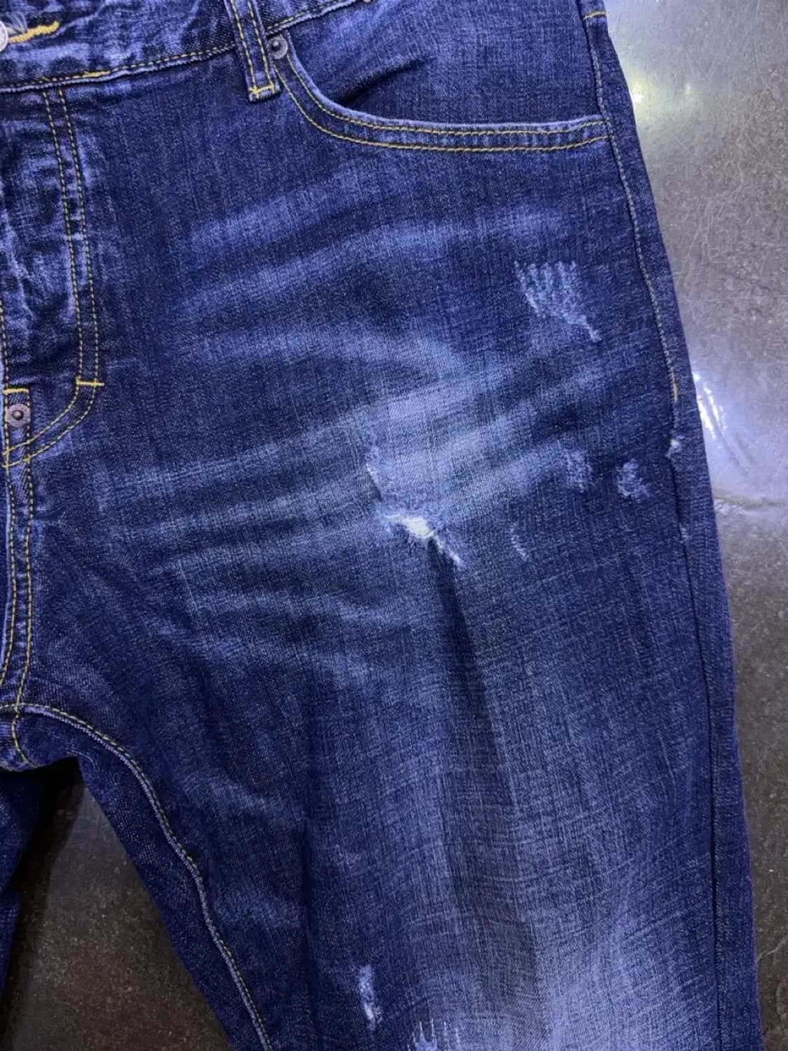 디스퀘어드2 스케이터진 빈티지 데미지 워싱 데님 청바지 52 상품이미지5