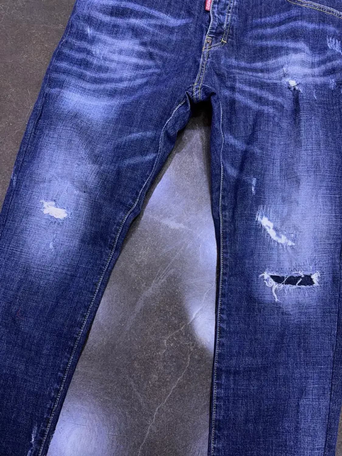 디스퀘어드2 스케이터진 빈티지 데미지 워싱 데님 청바지 52 상품이미지6