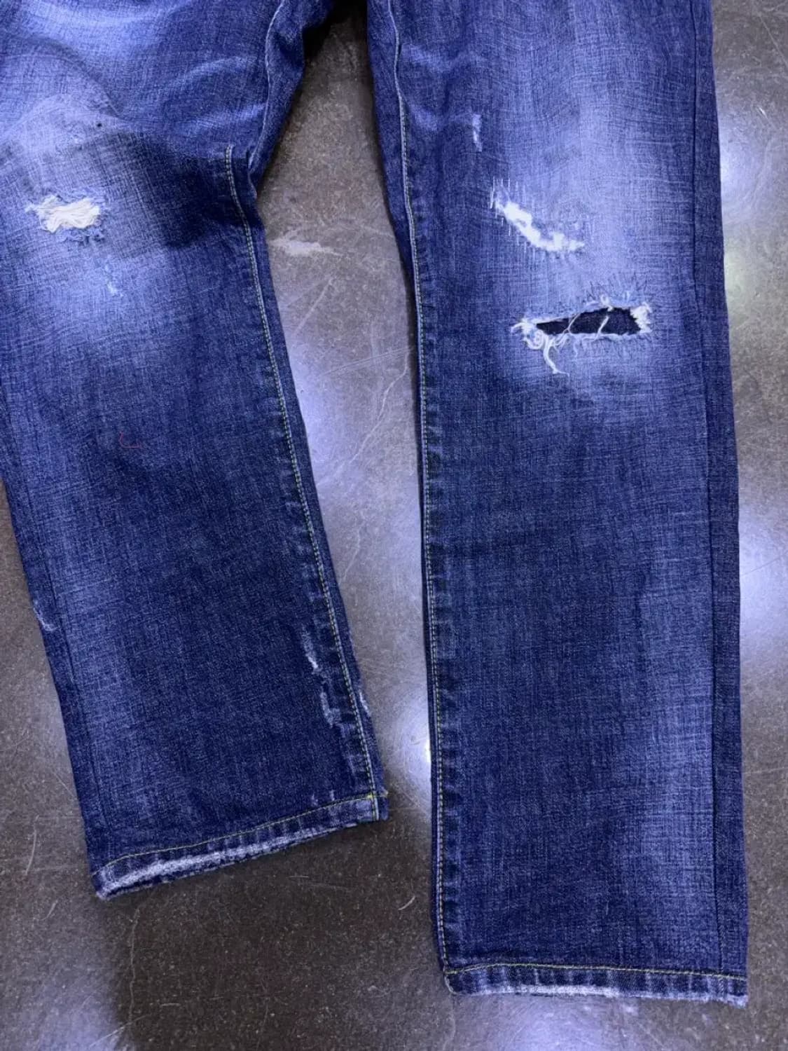 디스퀘어드2 스케이터진 빈티지 데미지 워싱 데님 청바지 52 상품이미지7