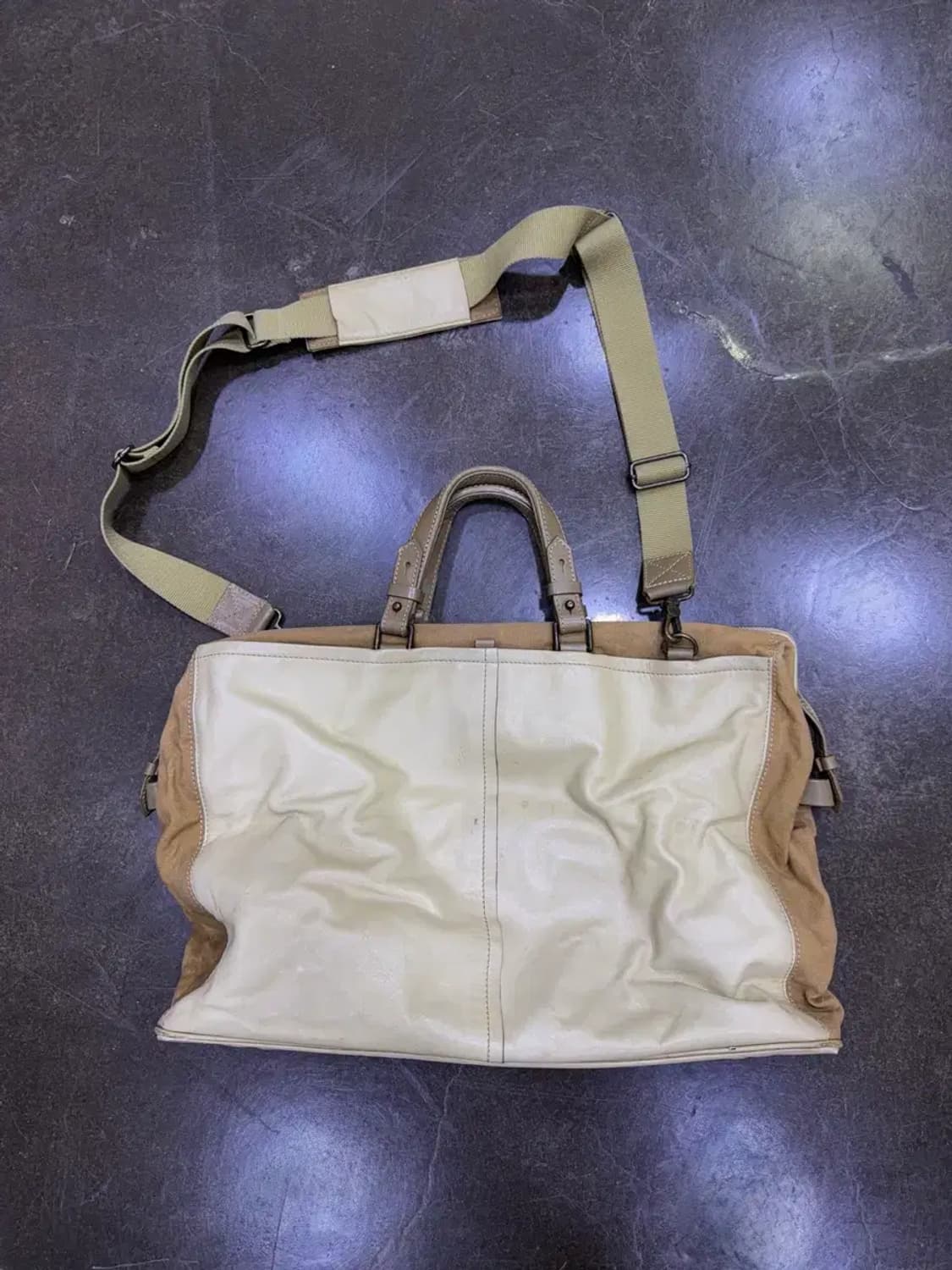 AXE Iketei 실링백 레더 보스턴 토트백 크로스 멀티포켓 가방 상품이미지2