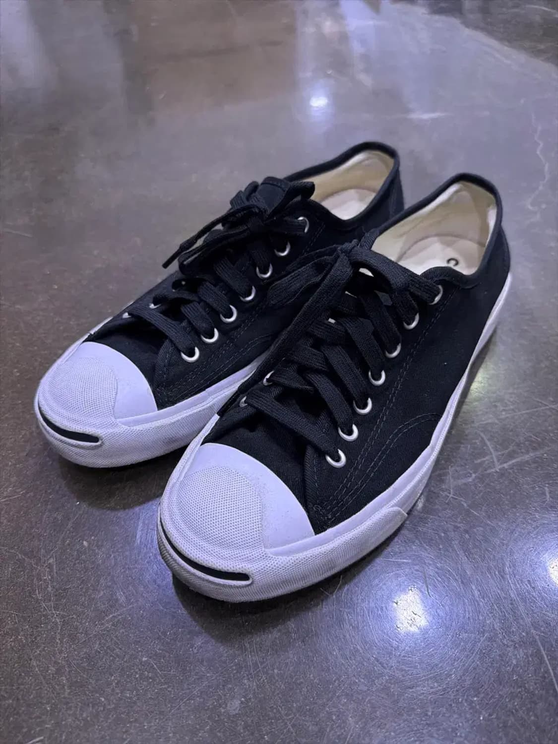 컨버스 올스타 잭퍼셀 로우 블랙 화이트 스니커즈 260 상품이미지1