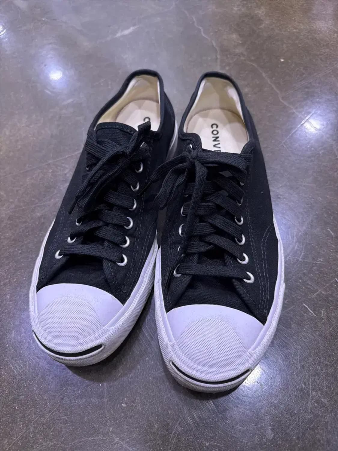 컨버스 올스타 잭퍼셀 로우 블랙 화이트 스니커즈 260 상품이미지2