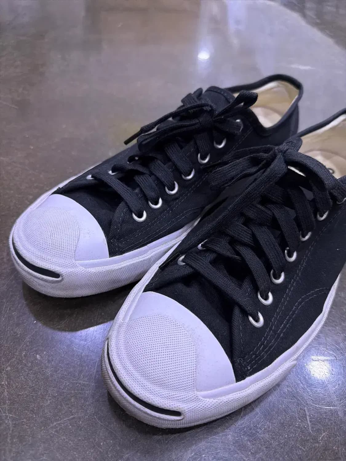 컨버스 올스타 잭퍼셀 로우 블랙 화이트 스니커즈 260 상품이미지3