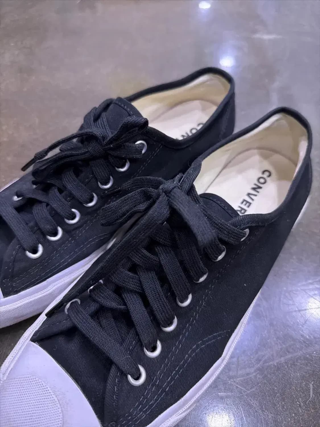 컨버스 올스타 잭퍼셀 로우 블랙 화이트 스니커즈 260 상품이미지4