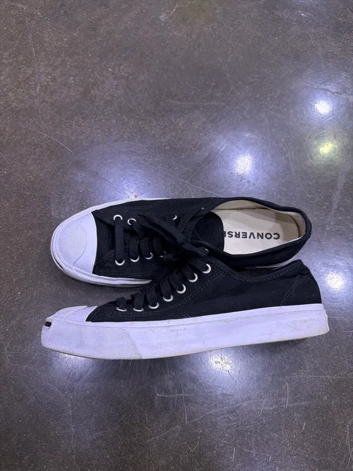 컨버스 올스타 잭퍼셀 로우 블랙 화이트 스니커즈 260 상품이미지6