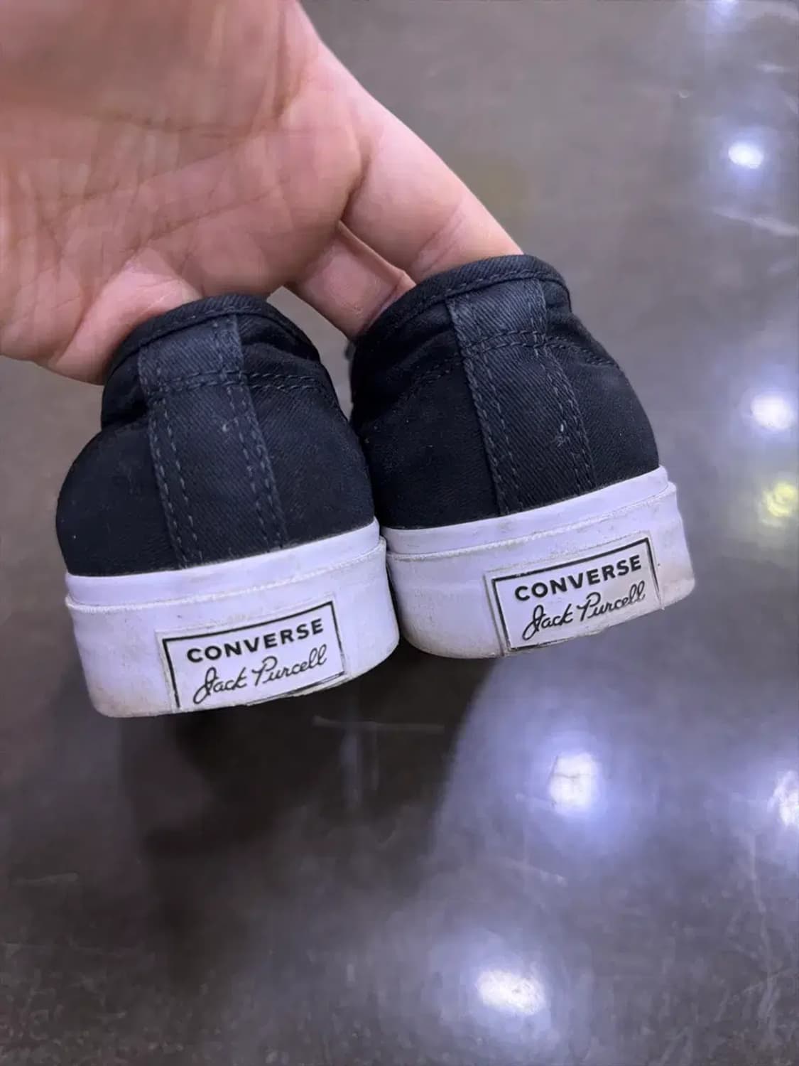 컨버스 올스타 잭퍼셀 로우 블랙 화이트 스니커즈 260 상품이미지7