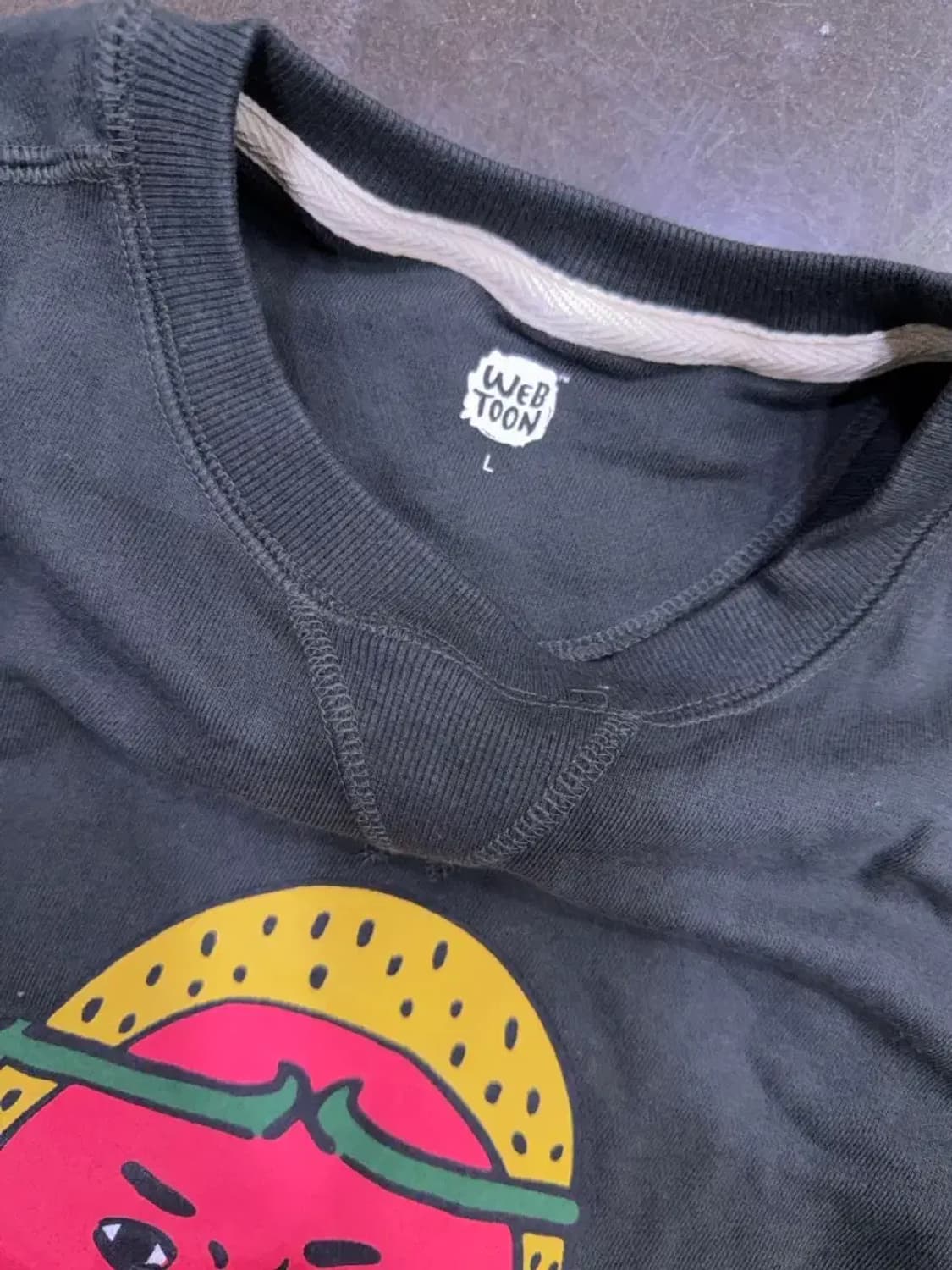 이말년 침착맨 네이버 웹툰 맨투맨 스웻셔츠 손오공 L 상품이미지5