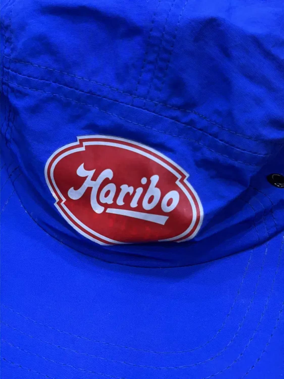 하리보 로고 캠프캡 캐쥬얼 모자 블루 상품이미지3