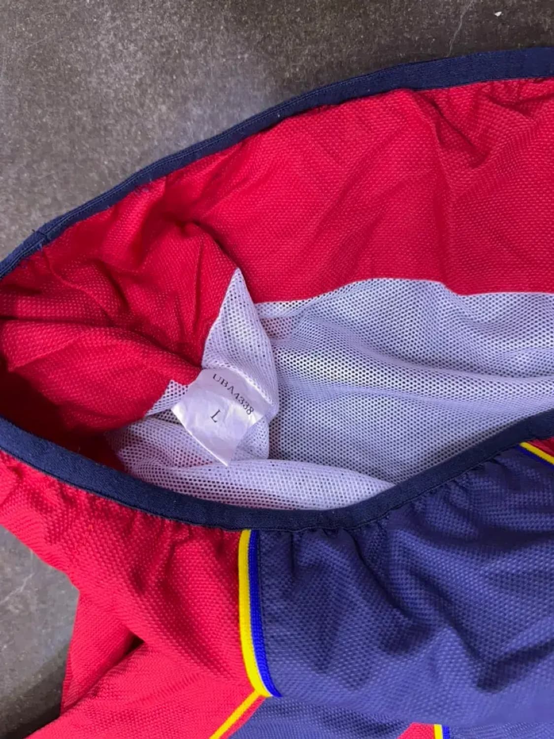 엄브로 90's 스펠아웃 로고 풀아웃 웜업 바람막이 스웻셔츠 L 상품이미지7