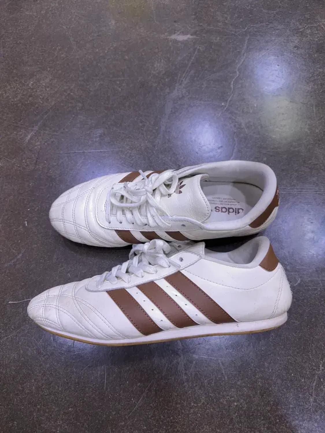 아디다스 태권도 레이스 오프 화이트 브라운 스니커즈 270 상품이미지6