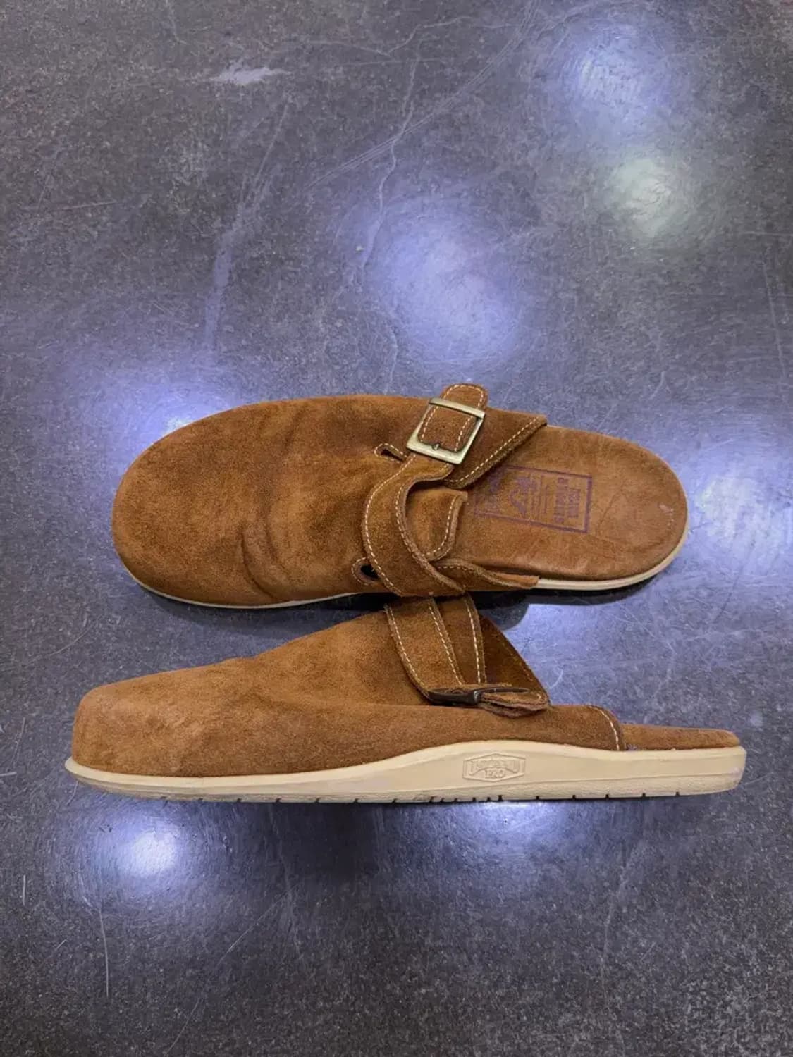 아일랜드 슬리퍼 스웨이드 브라운 블로퍼 뮬 타우페 피넛 290 상품이미지6