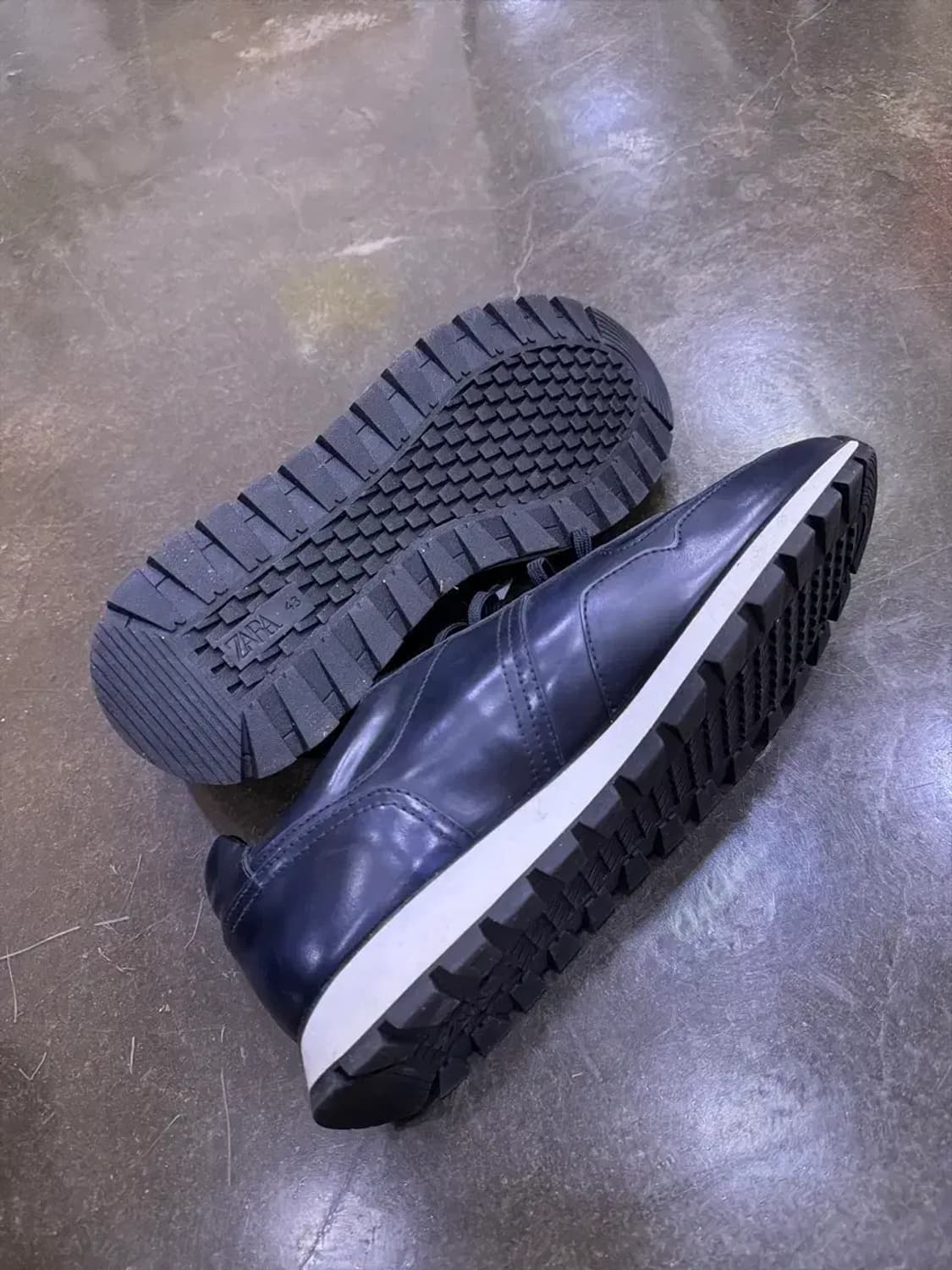 자라 클래식 블루 스니커즈 슈즈 43 (280) 상품이미지9