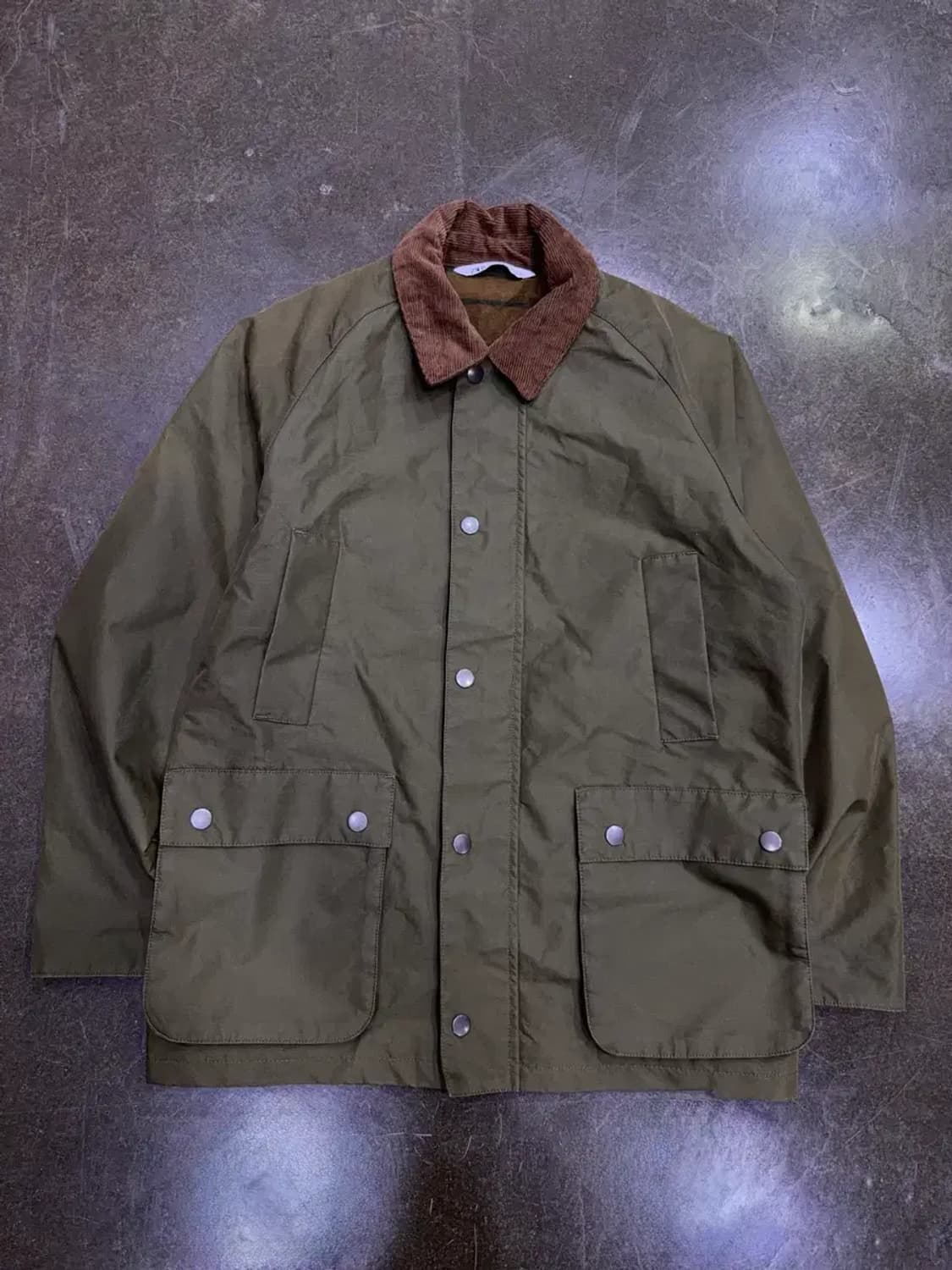 자라 클래식 논왁스 헌팅 비데일 자켓 올리브 S 상품이미지1