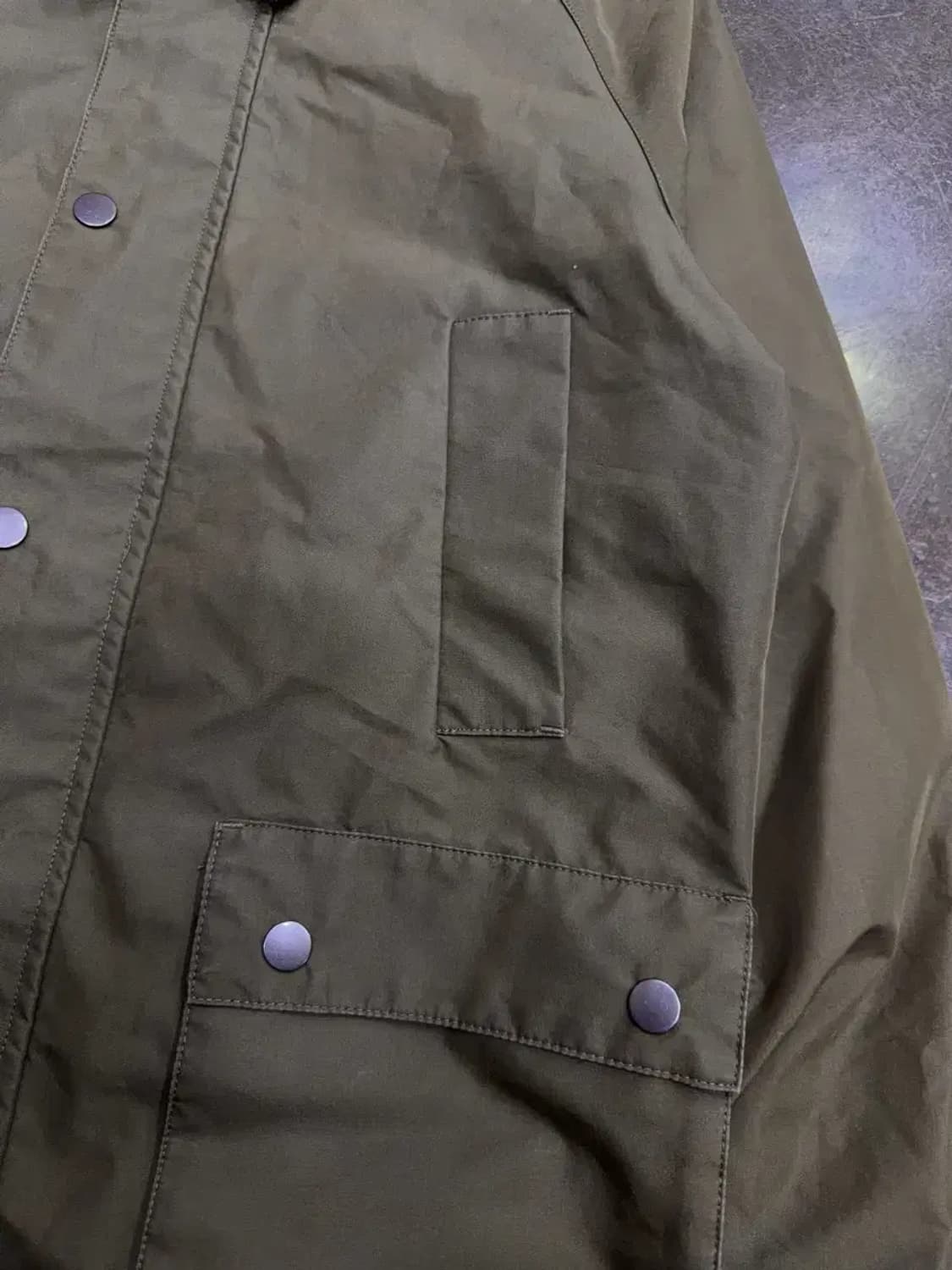 자라 클래식 논왁스 헌팅 비데일 자켓 올리브 S 상품이미지3