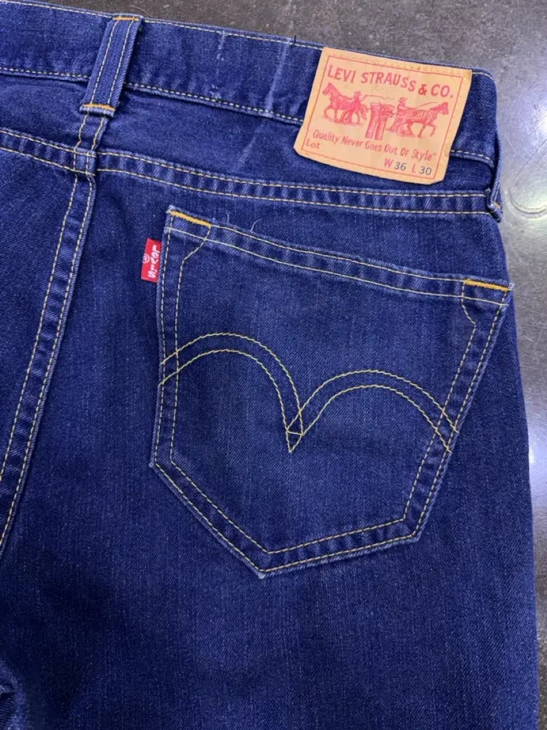 리바이스 00's 타입원 리얼 루즈핏 데님팬츠 청바지 36 상품이미지7