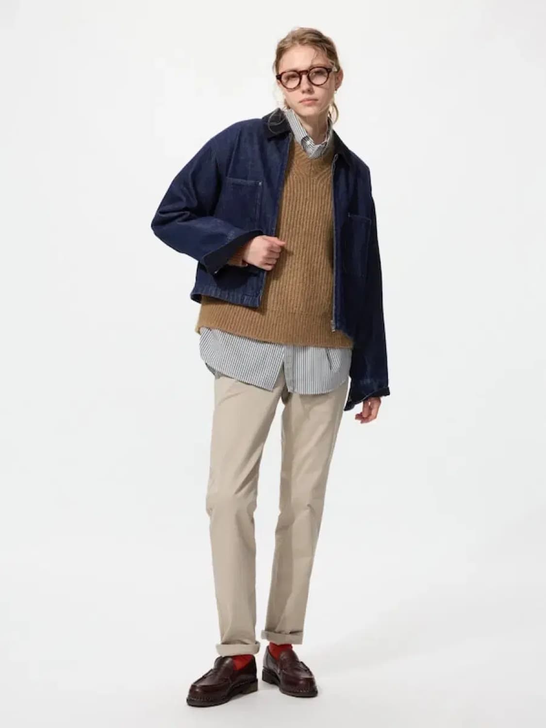 유니클로 레귤러핏 치노팬츠 베이지 81 (32) 상품이미지3