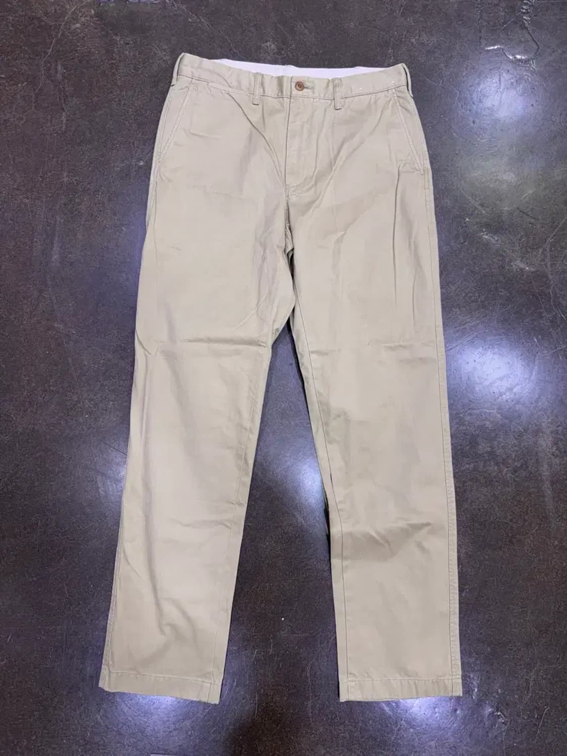 유니클로 레귤러핏 치노팬츠 베이지 81 (32) 상품이미지4