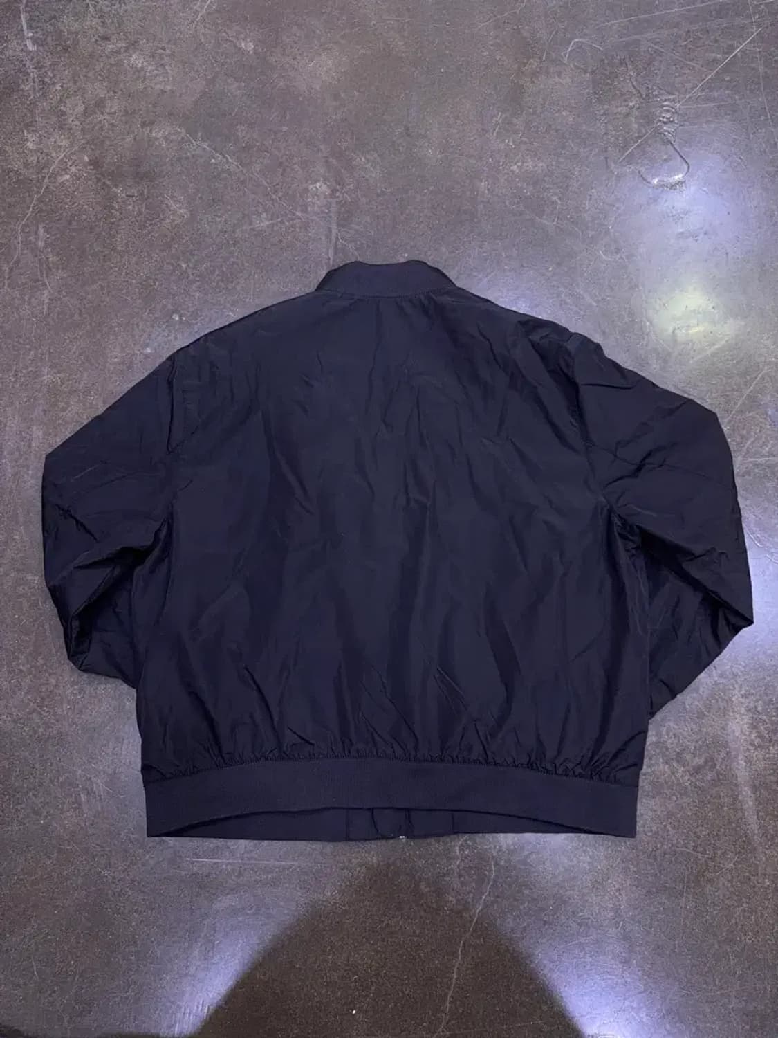 H&M 레귤러 블랙 봄버 바람막이 점퍼 자켓 XL 상품이미지2