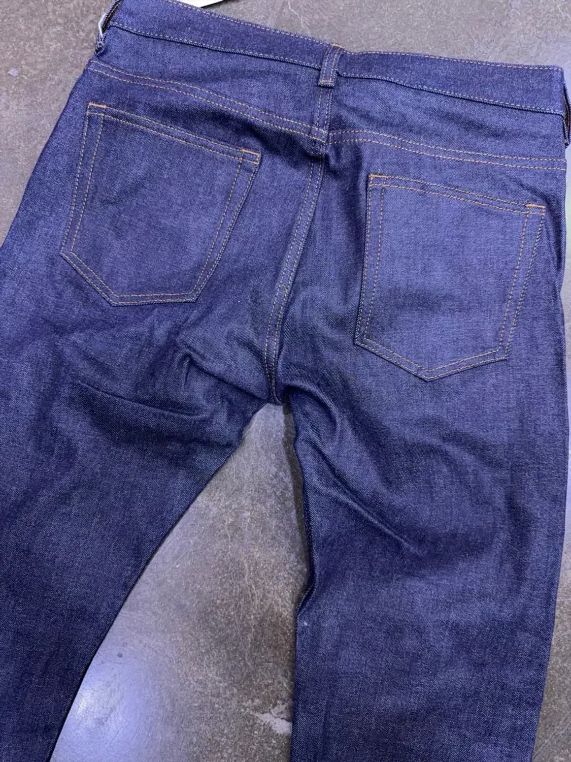 H&M 에디션 아시안핏 슬림 딥인디고 논워싱 데님팬츠 29 상품이미지6