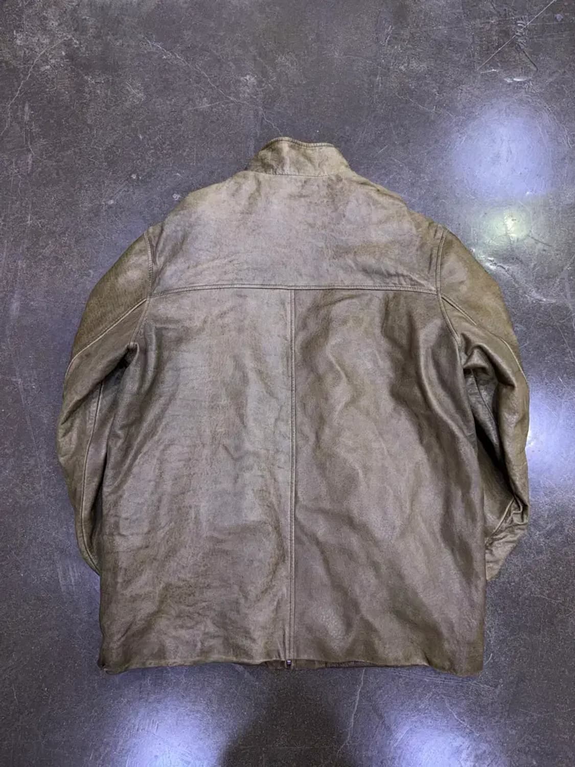 페리엘리스 빈티지 양가죽 워싱 싱글 라이더자켓 100 상품이미지2