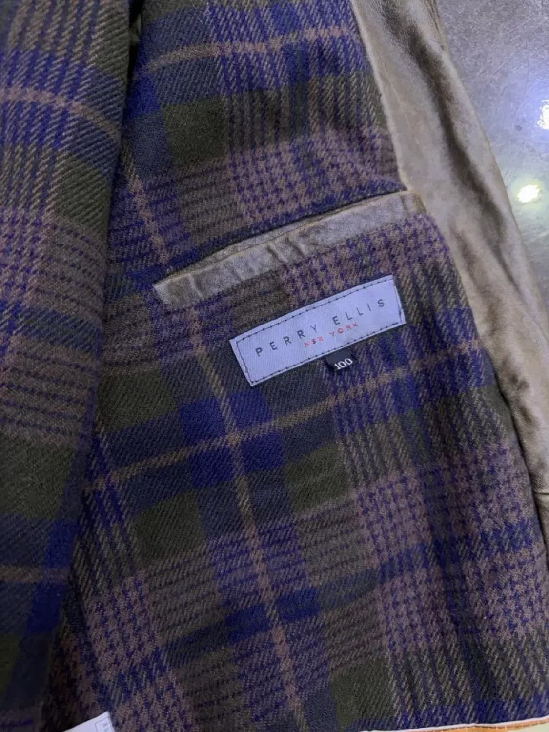 페리엘리스 빈티지 양가죽 워싱 싱글 라이더자켓 100 상품이미지8