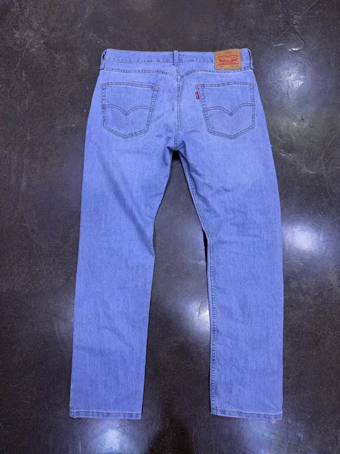 리바이스 502 테이퍼드핏 아이스 워싱 쿨 진 데님팬츠 34 상품이미지2