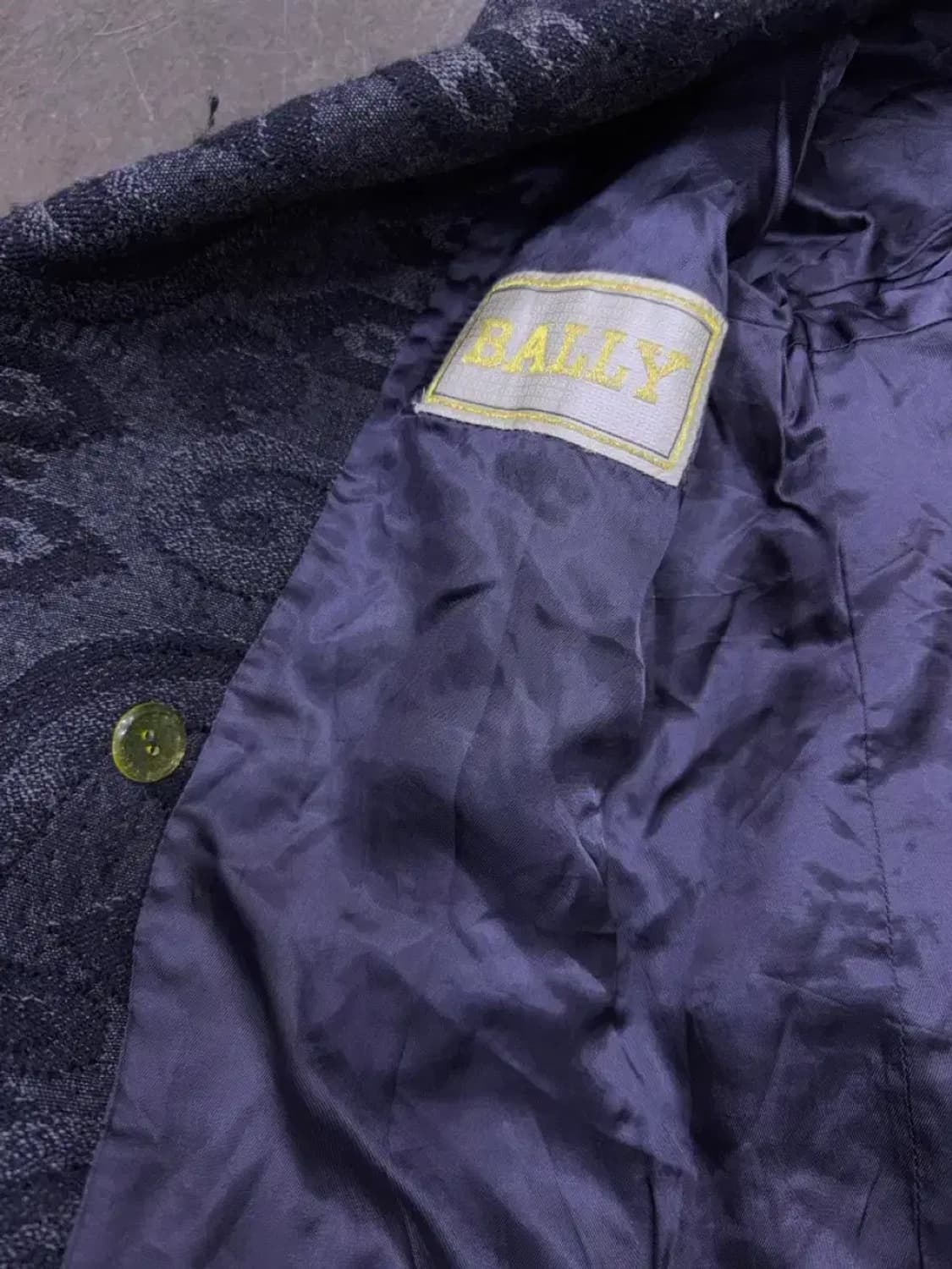 발리 울 라나 빈티지 패턴 레트로 더블 블레스트 코트 M 상품이미지10