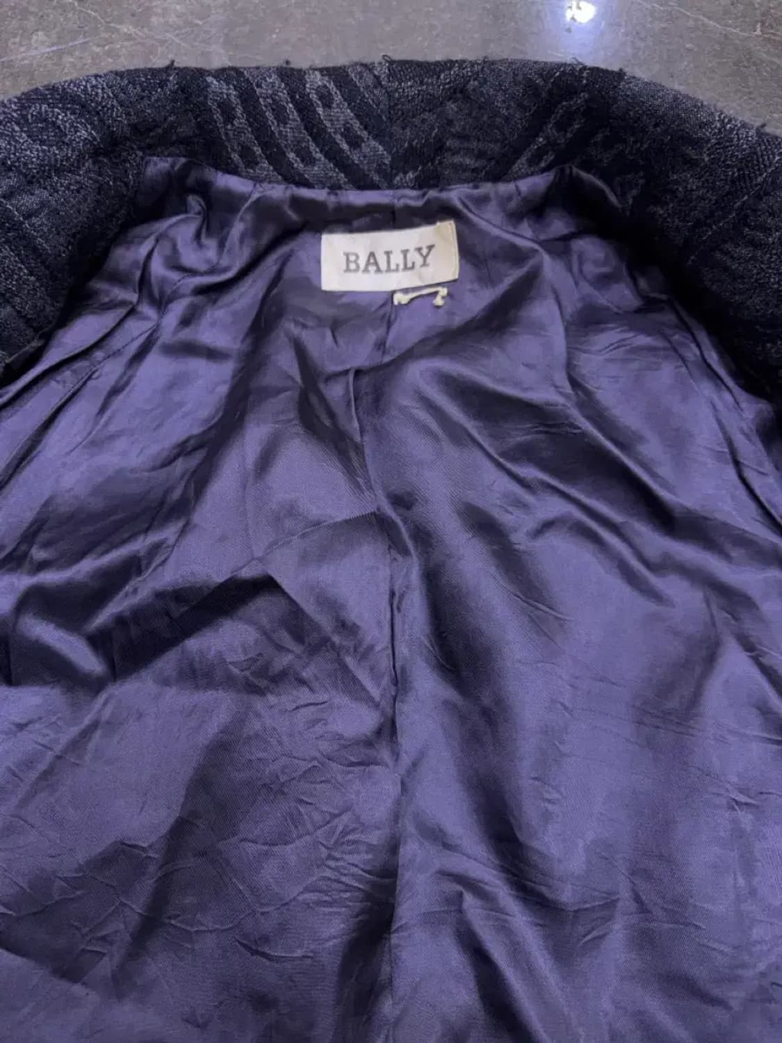 발리 울 라나 빈티지 패턴 레트로 더블 블레스트 코트 M 상품이미지9