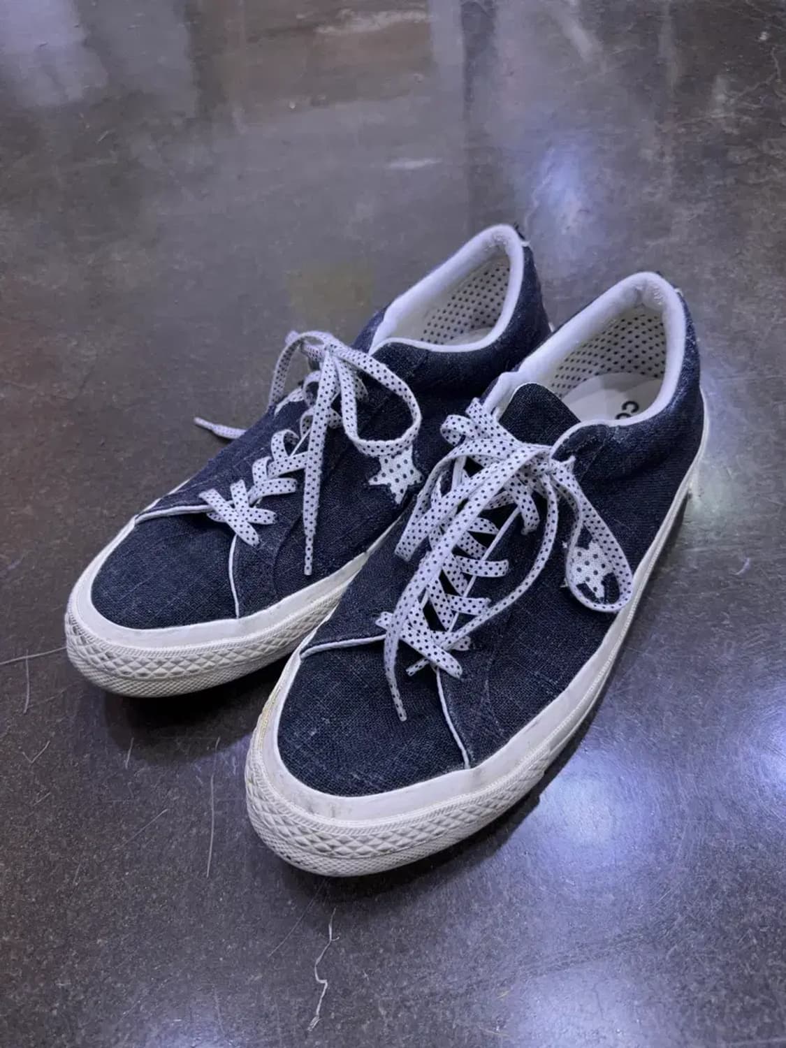 컨버스 올스타 원스타 샴브레 도트 로우 스니커즈 270 상품이미지1