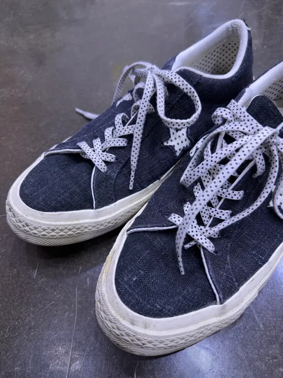 컨버스 올스타 원스타 샴브레 도트 로우 스니커즈 270 상품이미지3