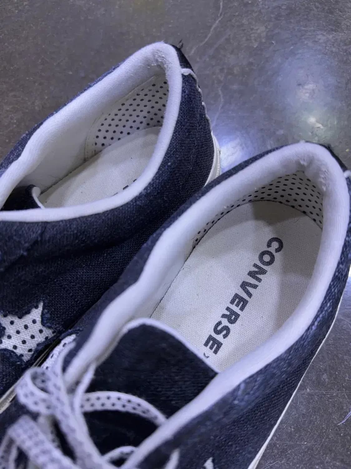 컨버스 올스타 원스타 샴브레 도트 로우 스니커즈 270 상품이미지5