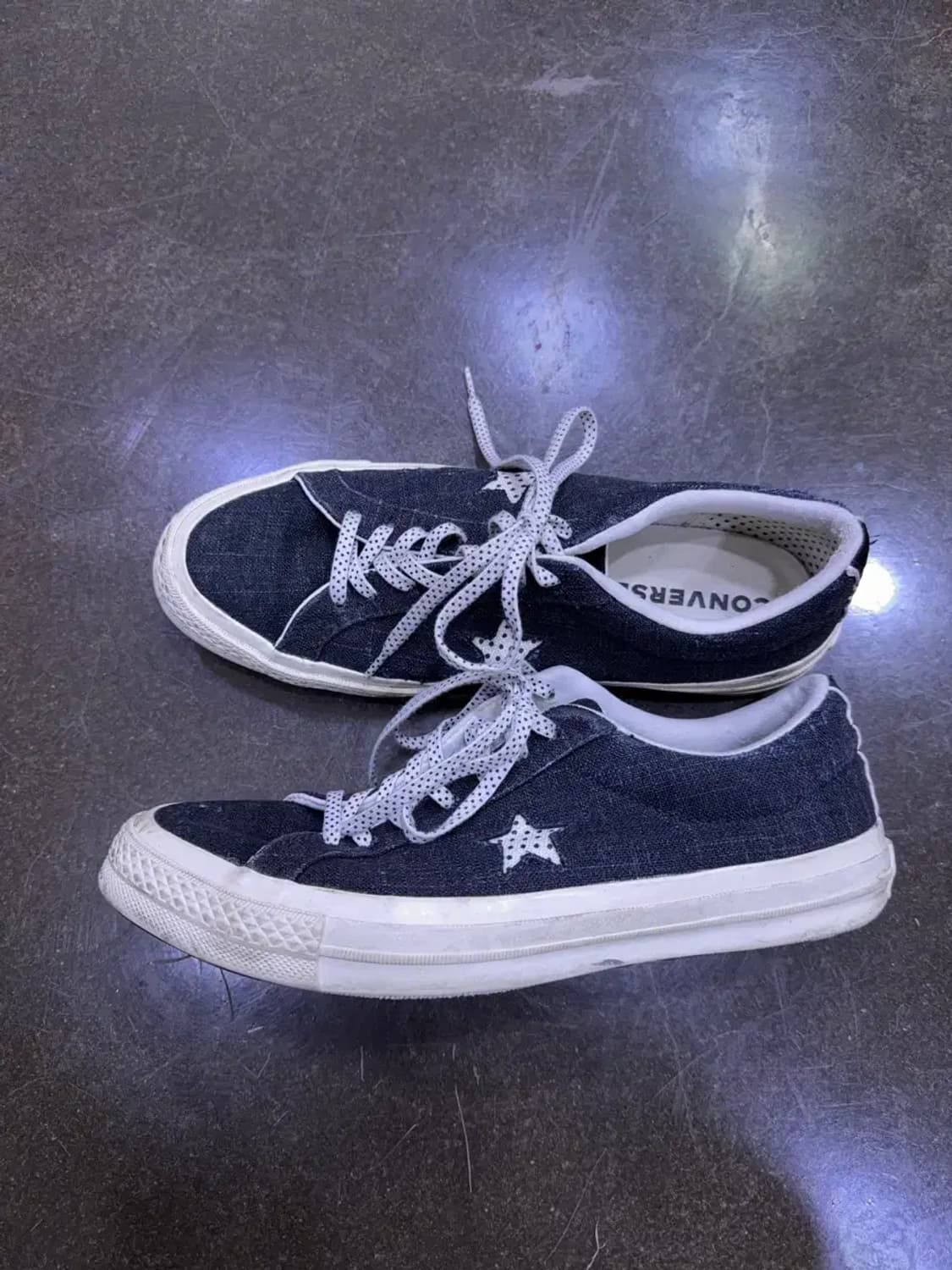 컨버스 올스타 원스타 샴브레 도트 로우 스니커즈 270 상품이미지6