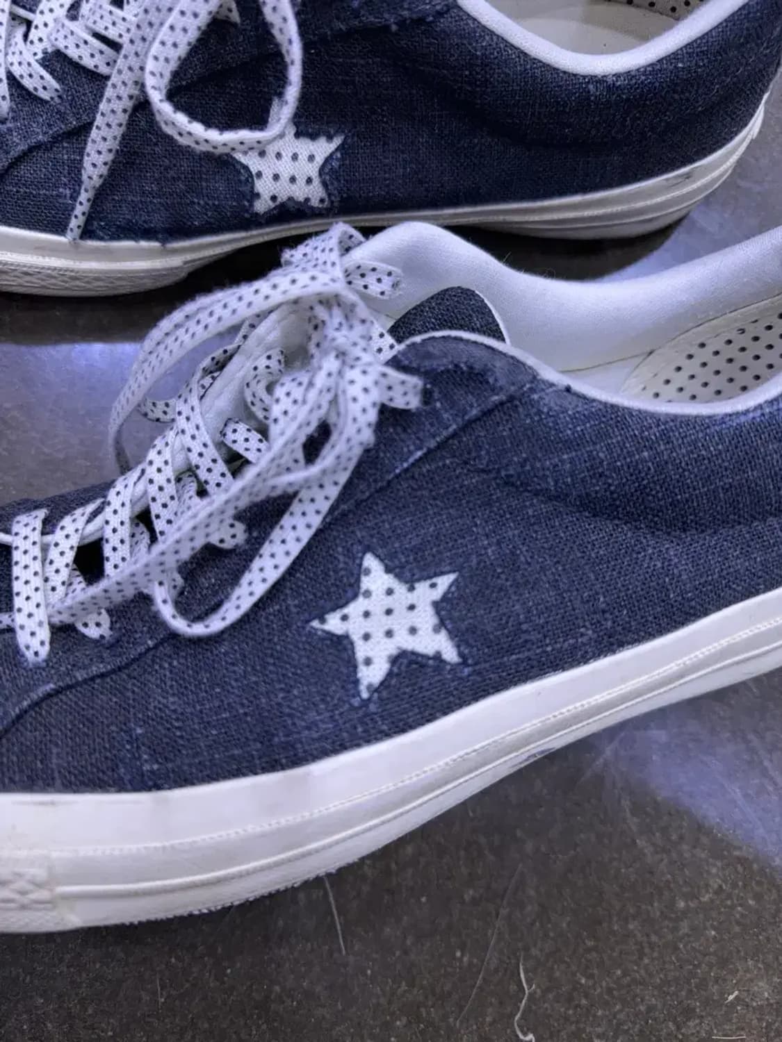 컨버스 올스타 원스타 샴브레 도트 로우 스니커즈 270 상품이미지7