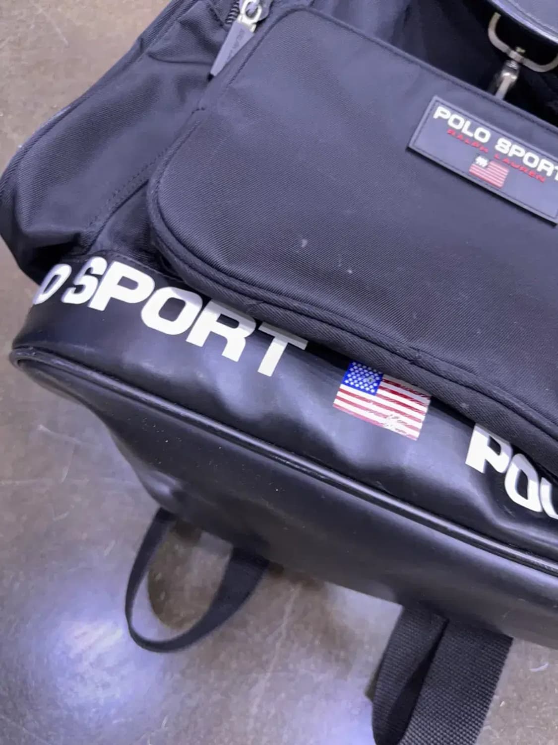 폴로 스포츠 랄프로렌 00's 3포켓 나일론 백팩 가방 상품이미지5