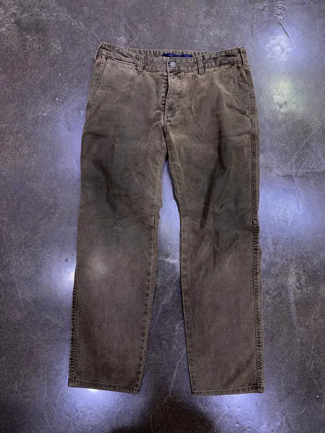 시리즈 빈티지 워싱 피그먼트 스트레이트 팬츠 86 사이즈 34 상품이미지1