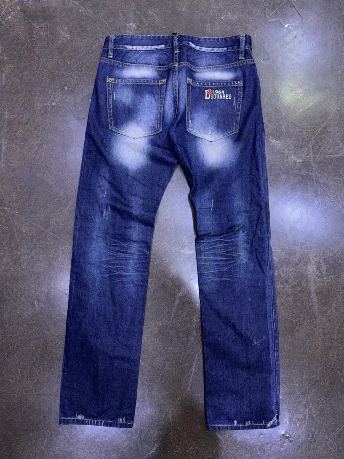 디스퀘어드2 야구진2 빈티지 데미지워싱 슬림핏 데님팬츠 50 상품이미지2