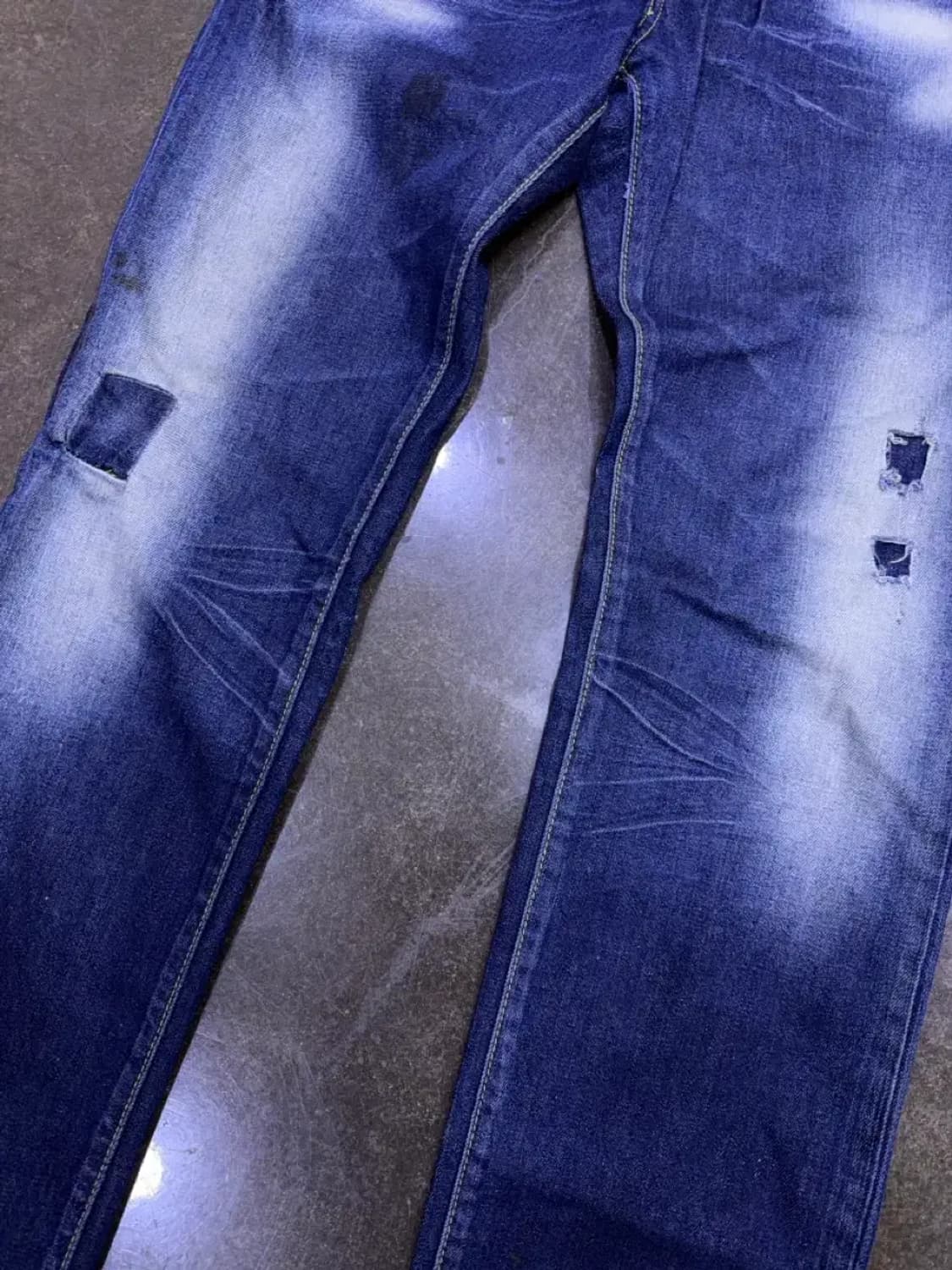디스퀘어드2 야구진2 빈티지 데미지워싱 슬림핏 데님팬츠 50 상품이미지5