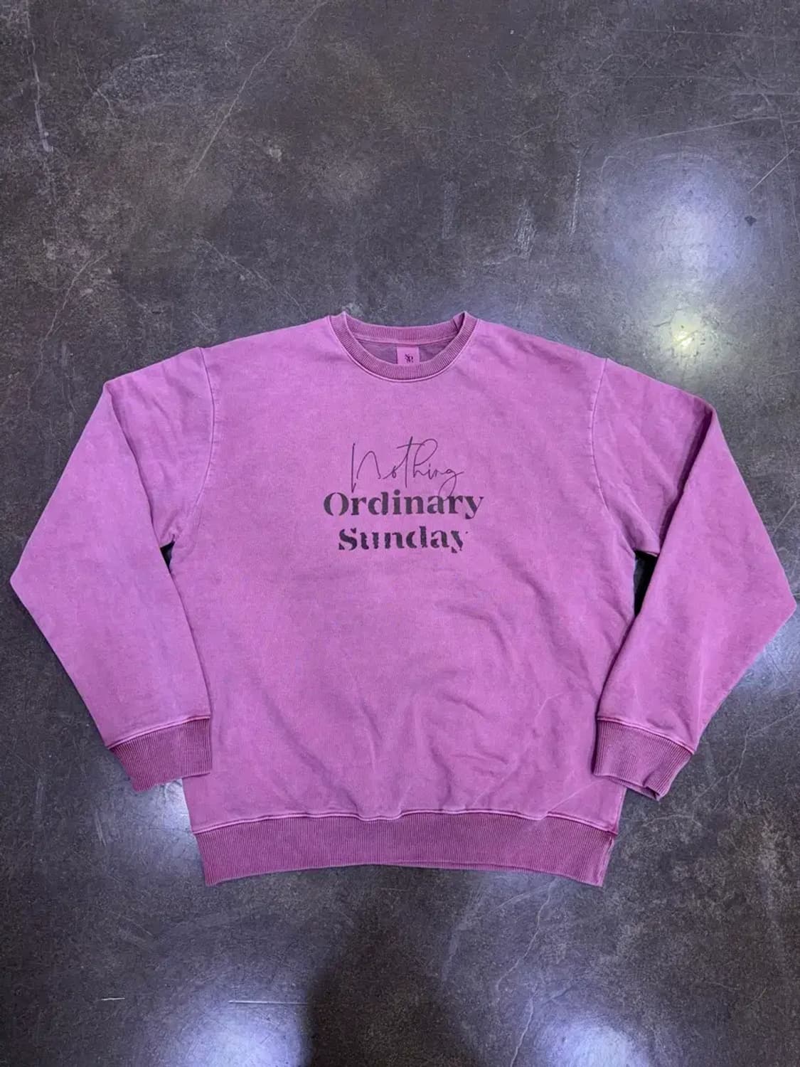 NOS7 손흥민 오디너리 선데이 빈티지 가먼트 다잉 맨투맨 M 상품이미지1