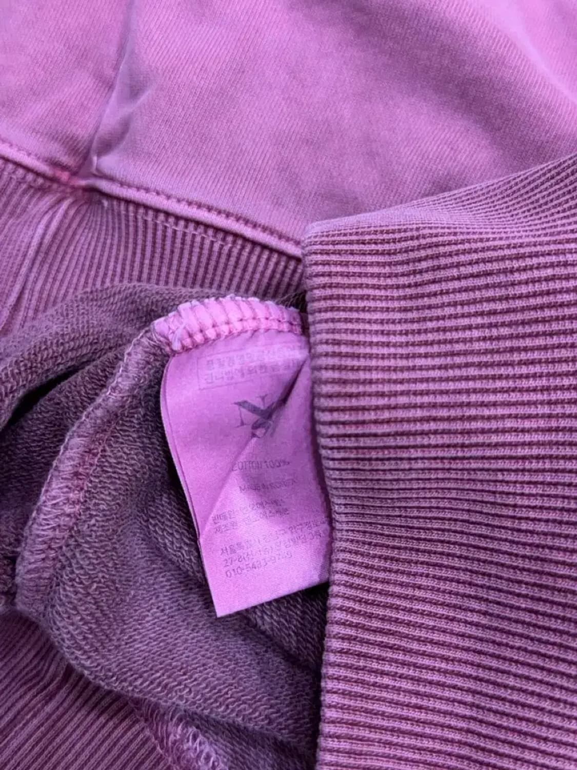 NOS7 손흥민 오디너리 선데이 빈티지 가먼트 다잉 맨투맨 M 상품이미지6