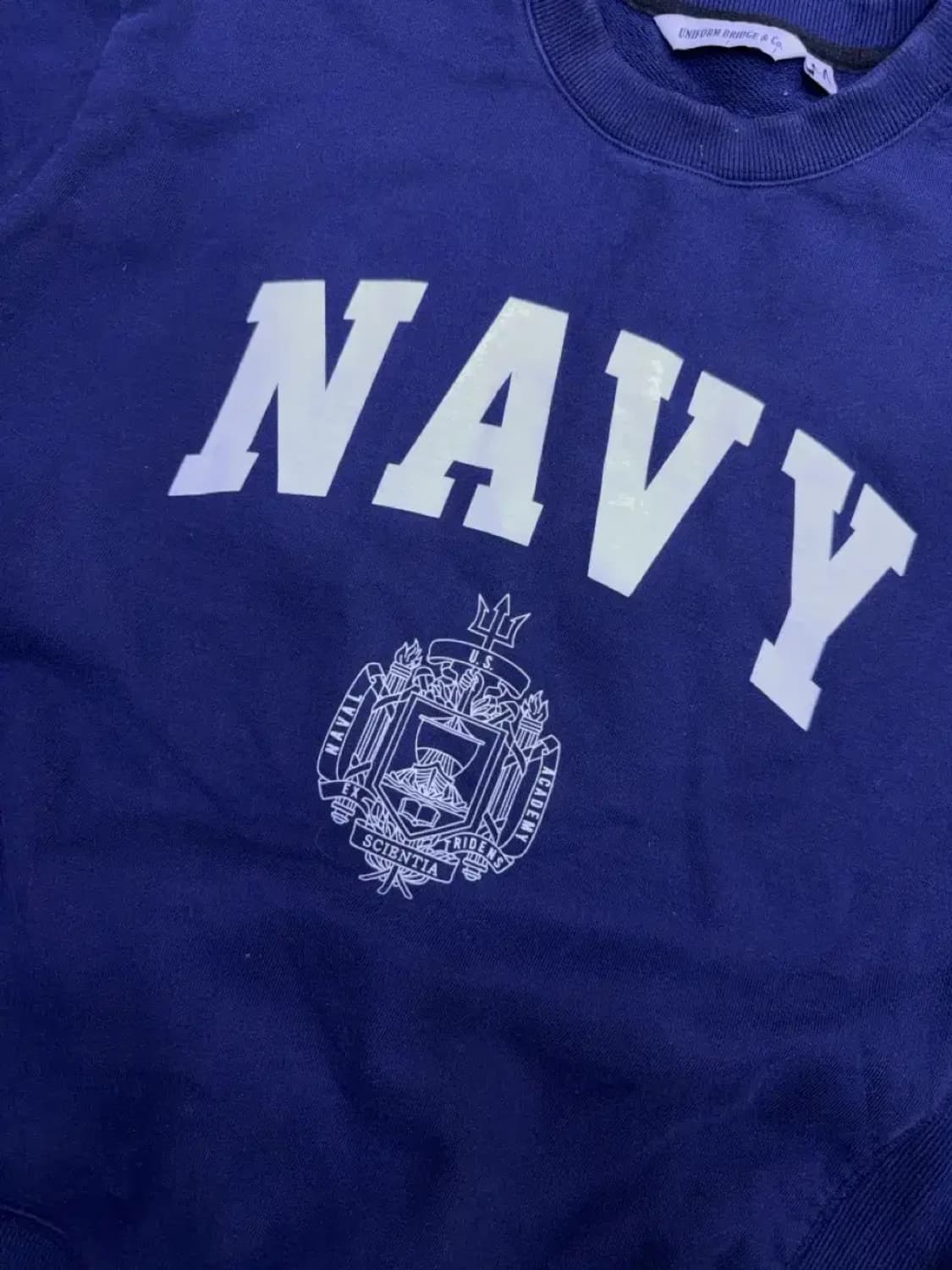 유니폼브릿지 US NAVY 맨투맨 스웻셔츠 네이비 M 상품이미지6