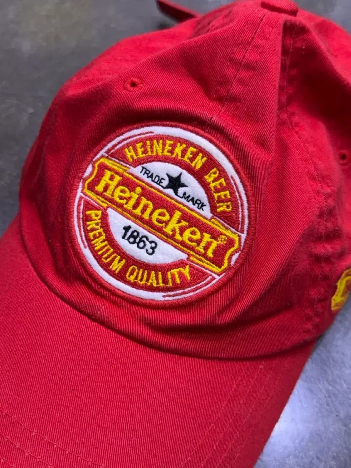 하이네켄 Y2K 빈티지 볼캡 모자 상품이미지3
