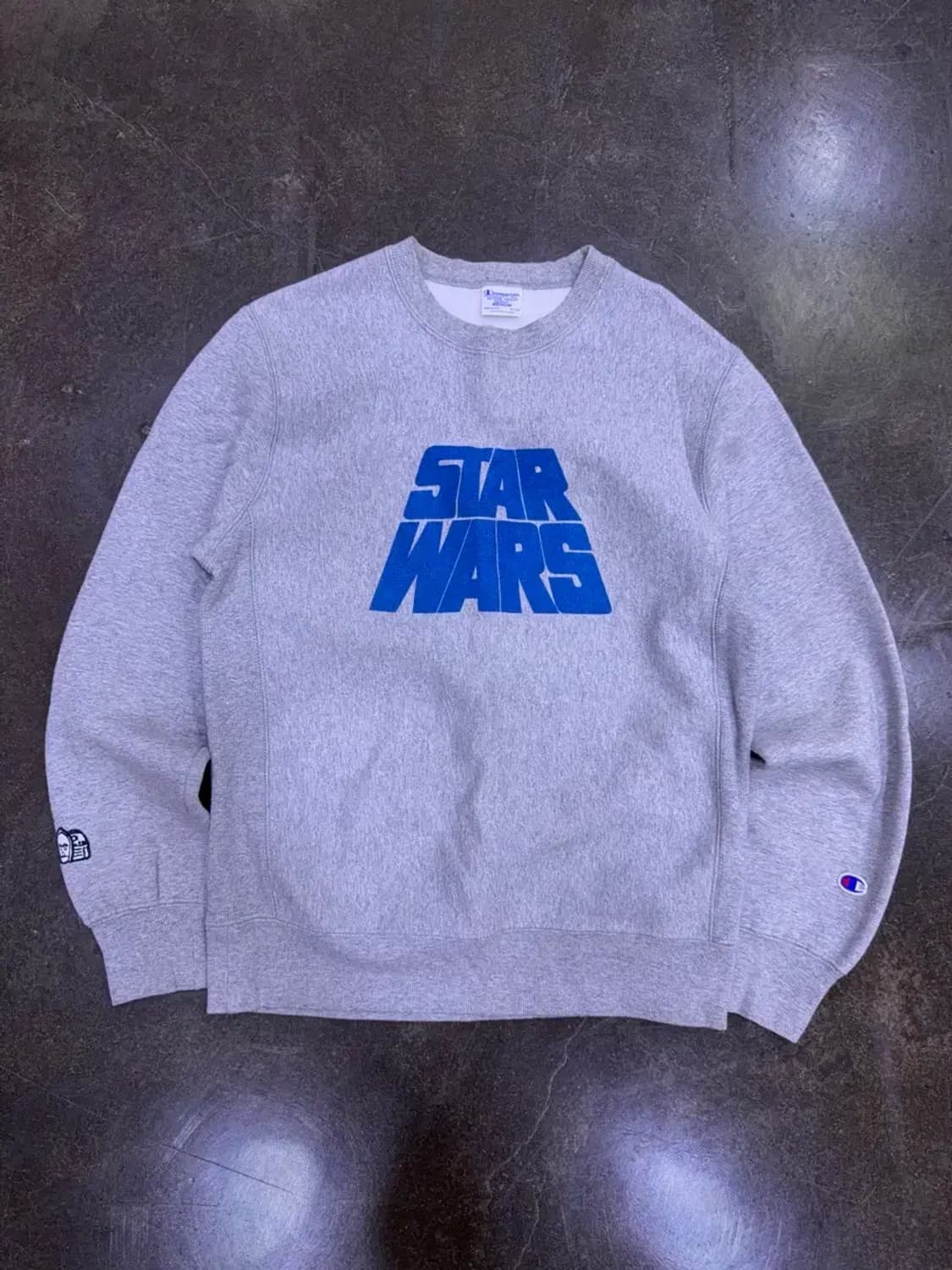 챔피온 x 빔즈 스타워즈 콜라보 스웻셔츠 맨투맨 그레이 M 상품이미지1