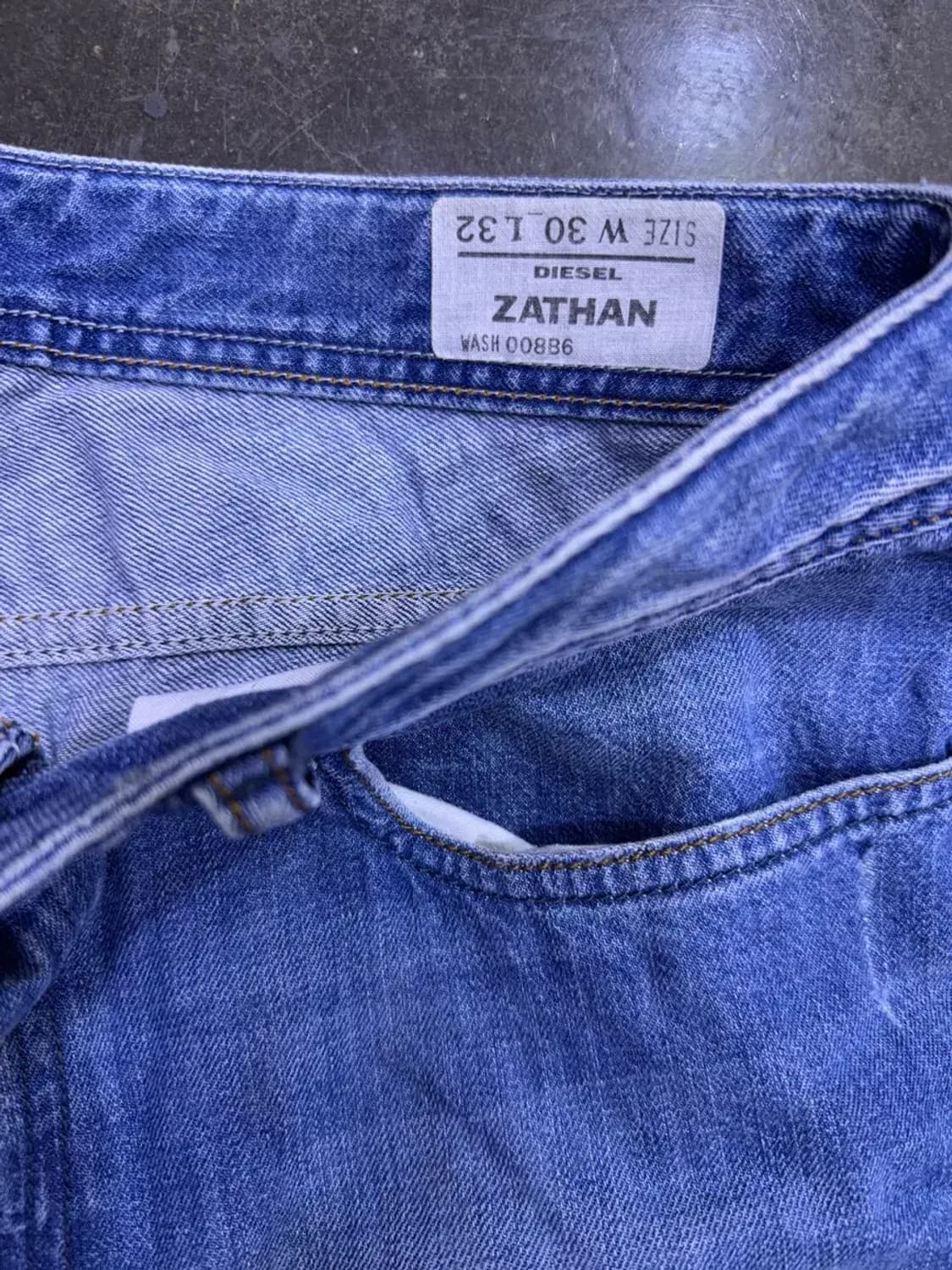 디젤 빈티지 워싱 부츠컷 플레어핏 자탄 데님팬츠 청바지 30 상품이미지9