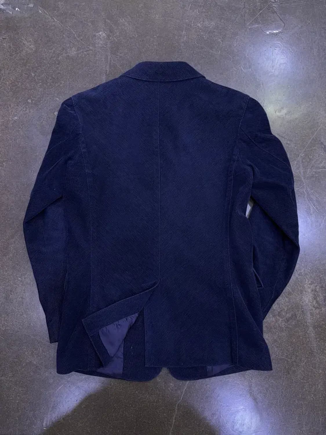 DKNY 코듀로이 패치워크 캐쥬얼 스포츠자켓 네이비 S 상품이미지2