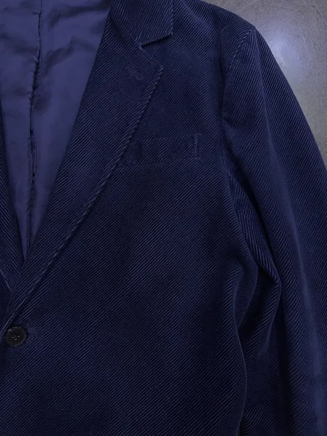 DKNY 코듀로이 패치워크 캐쥬얼 스포츠자켓 네이비 S 상품이미지4